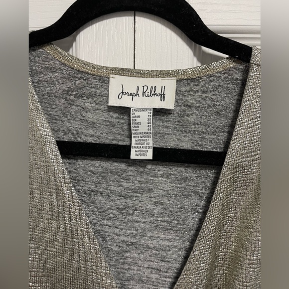 Joseph Ribkoff Silver Dress - Picture 7 of 9
